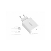 Chargeur Secteur USB-C 45W + USB-A 18W avec Câble USB-C - 3