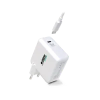 Chargeur Secteur GaN USB-C 65W Éco-conçu CYCLEE Blanc - 1