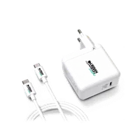 Chargeur Secteur GaN USB-C 65W Éco-conçu CYCLEE Blanc - 2