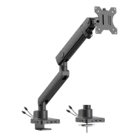 Bras Double Ergonomique à Ressort pour Écrans LCD 17"-32" - 2