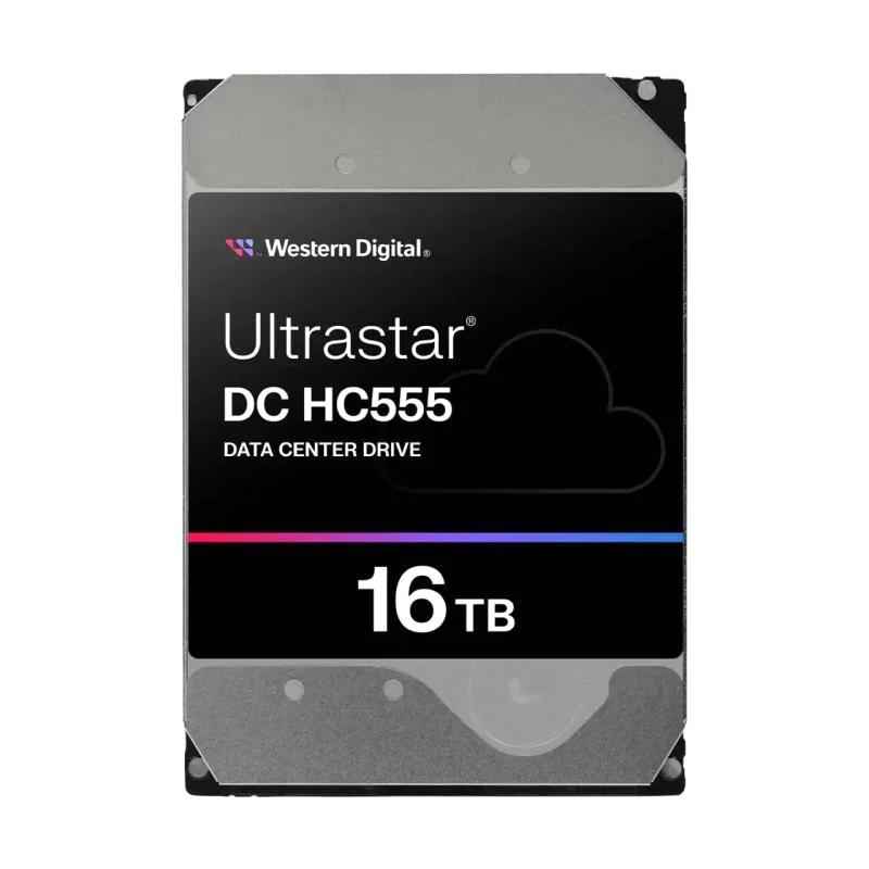 Disque Dur Western Digital Ultrastar DC HC555 16 To - Data Center - 7200 tr/min - 512 Mo Cache
