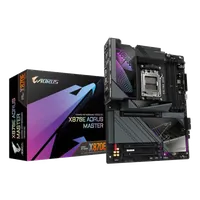 GIGABYTE X870E AORUS MASTER Carte Mère - Prend en charge les processeurs AMD Ryzen 9000, 16+2+2 phases VRM numérique, jusqu'à 8600MHz DDR5 (OC), 3xPCIe 5.0 + 1xPCIe 4.0, Wi-Fi 7, LAN 5GbE, USB 4
