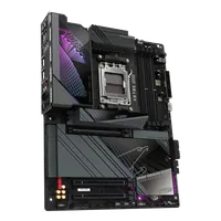 GIGABYTE X870E AORUS MASTER Carte Mère - Prend en charge les processeurs AMD Ryzen 9000, 16+2+2 phases VRM numérique, jusqu'à 8600MHz DDR5 (OC), 3xPCIe 5.0 + 1xPCIe 4.0, Wi-Fi 7, LAN 5GbE, USB 4 - 3
