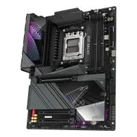 GIGABYTE X870E AORUS MASTER Carte Mère - Prend en charge les processeurs AMD Ryzen 9000, 16+2+2 phases VRM numérique, jusqu'à 8600MHz DDR5 (OC), 3xPCIe 5.0 + 1xPCIe 4.0, Wi-Fi 7, LAN 5GbE, USB 4 - 4