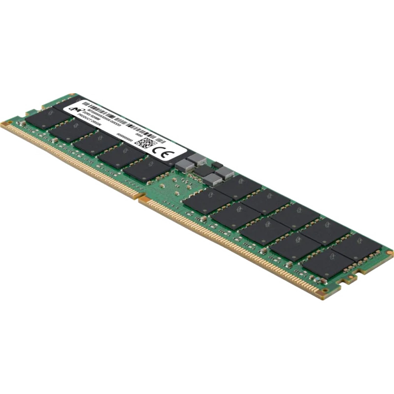 Mémoire Vive Micron 64 Go DDR5-5600 RDIMM ECC - MTC40F2046S1RC56BR