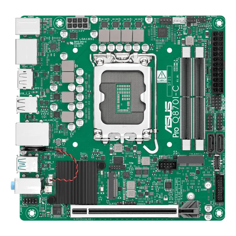 ASUS PRO Q870I-C-CSM Intel Q870 LGA 1851 (Socket V1) mini ITX
