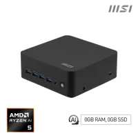MSI Cubi AI 8M-008BEU Cube Noir 8645HS AMD SoC 4,3 GHz Haut-parleurs intégrés
