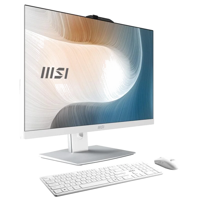 MSI Modern AM242P 1M-2097EU Intel Core 7 150U 60,5 cm (23.8") 1920 x 1080 pixels PC All-in-One 16 Go DDR5-SDRAM 512 Go SSD Windows 11 Pro Wi-Fi 6E (802.11ax) Blanc