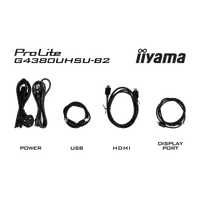 iiyama G-MASTER G4380UHSU-B2 écran plat de PC 108 cm (42.5") 3840 x 2160 pixels 4K Ultra HD LED Noir - 12