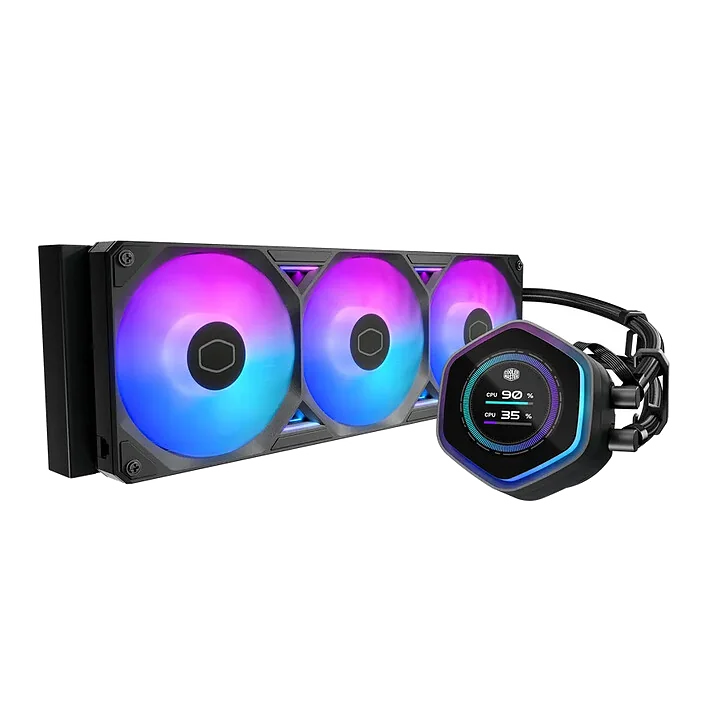 Kit Watercooling AIO Cooler Master MasterLiquid Atmos II LCD RGB - 360mm (Noir)