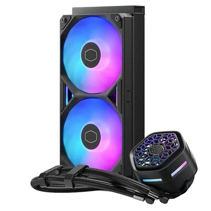 Kit Watercooling AIO Cooler Master MasterLiquid Atmos II Pixel LED RGB - 240mm (Noir)