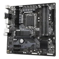 GIGABYTE B760M DS3H DDR4 Carte Mère - Prend en charge les processeurs Intel Core de 14e génération, VRM numérique 6+2+1 phases, jusqu'à 5333MHz DDR4 (OC), 2xPCIe 4.0 M.2, LAN 2.5GbE, USB 3.2 Gen2 - 2