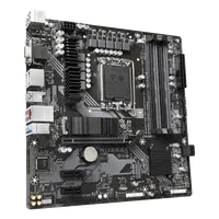 GIGABYTE B760M DS3H DDR4 Carte Mère - Prend en charge les processeurs Intel Core de 14e génération, VRM numérique 6+2+1 phases, jusqu'à 5333MHz DDR4 (OC), 2xPCIe 4.0 M.2, LAN 2.5GbE, USB 3.2 Gen2 - 4