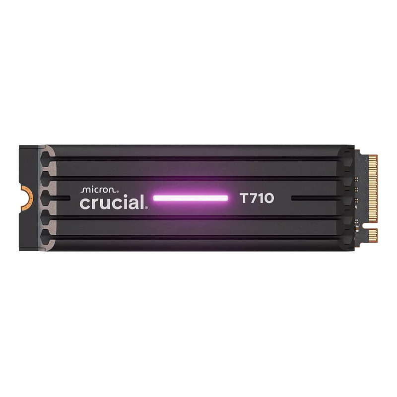 Disque SSD Crucial T710 1To avec dissipateur - NVMe M.2 Type 2280