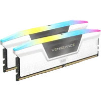 Kit Mémoire RAM Corsair Vengeance RGB DDR5 32 Go (2x16 Go) 6000 MHz CL30 Blanc - 1