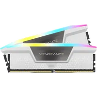 Kit Mémoire RAM Corsair Vengeance RGB DDR5 32 Go (2x16 Go) 6000 MHz CL30 Blanc - 4