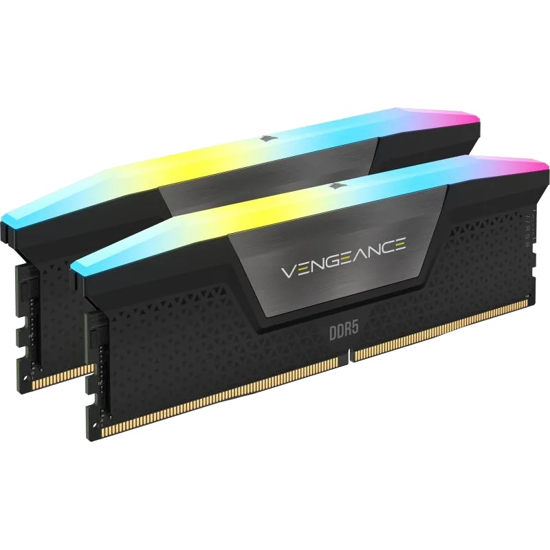 Kit Mémoire RAM Corsair Vengeance RGB DDR5 32 Go (2x16 Go) 6000 MHz CL38
