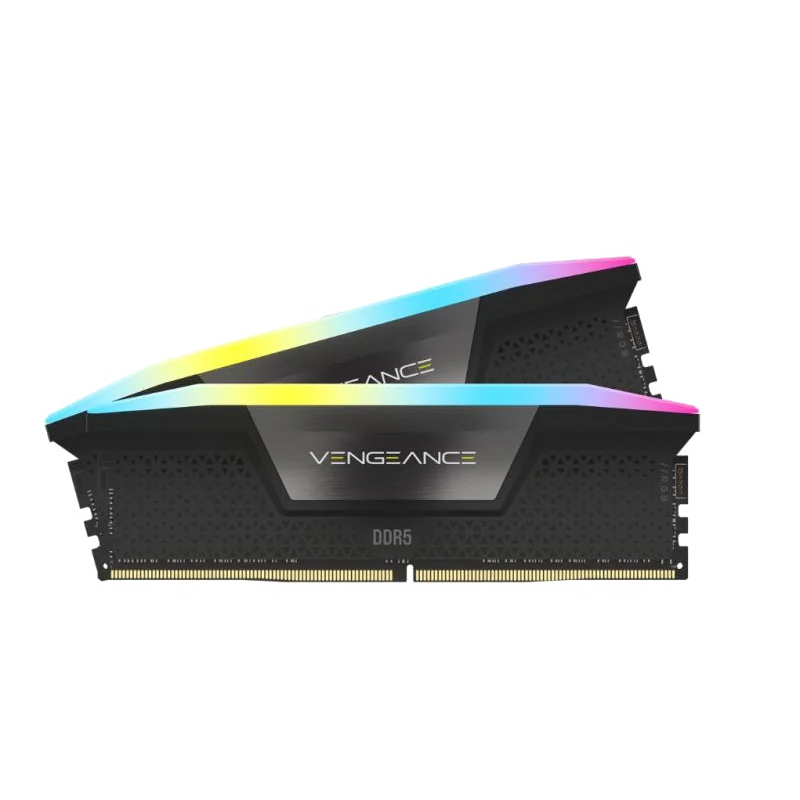 Kit Mémoire RAM Corsair Vengeance RGB 64 Go (2x32 Go) DDR5 5200 MHz