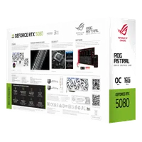 ASUS ROG Astral - -RTX5080-O16G-WHITE NVIDIA GeForce RTX 5080 16 Go GDDR7 - 15