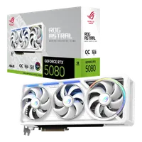 ASUS ROG Astral - -RTX5080-O16G-WHITE NVIDIA GeForce RTX 5080 16 Go GDDR7 - 9