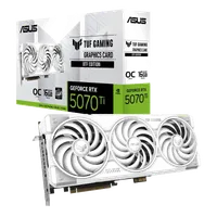 ASUS TUF Gaming TUF-RTX5070TI-O16G-BTF-WHITE NVIDIA GeForce RTX 5070 Ti 16 Go GDDR7 - 11