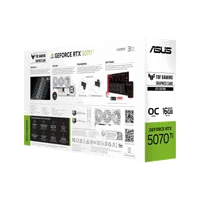 ASUS TUF Gaming TUF-RTX5070TI-O16G-BTF-WHITE NVIDIA GeForce RTX 5070 Ti 16 Go GDDR7 - 10