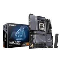 GIGABYTE B850 AI TOP Carte Mère - Processeurs AMD Ryzen Série 9000, 16+2+2 phases VRM numériques, jusqu'à 8600MHz DDR5 (OC), 2xPCIe 5.0 + 1xPCIe 4.0 M.2, LAN 10GbE, WIFI 7, USB 3.2 Gen 2x2