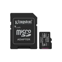 Kingston Technology 64GB microSDXC Canvas Select Plus Gen3 - Carte Mémoire Haute Performance