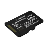 Kingston Technology 64GB microSDXC Canvas Select Plus Gen3 - Carte Mémoire Haute Performance - 5
