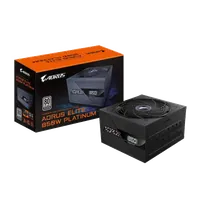 GIGABYTE AORUS ELITE P850W Alimentation - PCIe 5.0, 80 PLUS Platinum, Conception entièrement modulaire, Ventilateur de 120 mm, Compatible ATX 3.0, Prise EU - 1