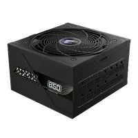 GIGABYTE AORUS ELITE P850W Alimentation - PCIe 5.0, 80 PLUS Platinum, Conception entièrement modulaire, Ventilateur de 120 mm, Compatible ATX 3.0, Prise EU - 5