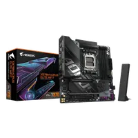 GIGABYTE X870M AORUS ELITE WIFI7 Carte Mère – Compatible avec les processeurs AMD Ryzen 9000, VRM numérique 14+2+2 phases, jusqu'à 8200 MHz DDR5 (OC), 1 x PCIe 5.0 + 1 x PCIe 4.0, Wi-Fi 7, LAN 2.5 GbE, USB 4