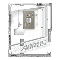GIGABYTE X870 AORUS STEALTH ICE Carte Mère – Prend en charge les processeurs AMD Ryzen 9000, VRM numérique 16+2+2 phases, jusqu’à 8200 MHz DDR5 (OC), 2 x PCIe 5.0 + 2 x PCIe 4.0, Wi-Fi 7, LAN 5 GbE, USB 4 - 3