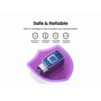 Ugreen Nexode Pro EU 3-Port GaN PD Fast Charger With USB-C Cable Universel Noir, Gris Secteur Charge rapide Intérieure - 4