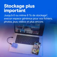 SSD Externe Portable Crucial X10 2 To - USB-C 3.2 Gen2 - Résistant à l'eau et à la poussière - 6