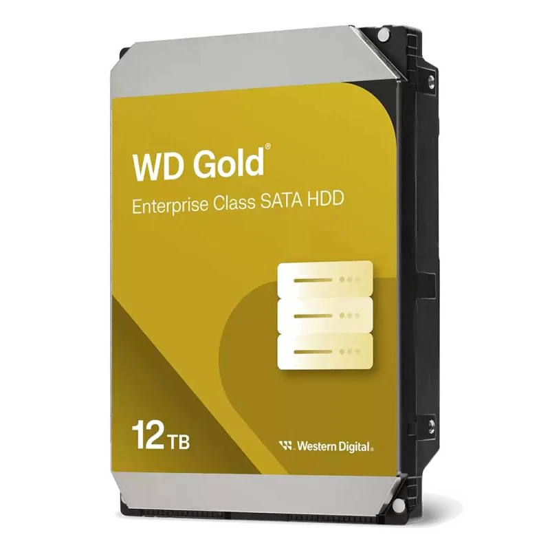 Disque Dur Interne Western Digital WD Gold 12 To SATA III 7200 Tr/min 512 Mo