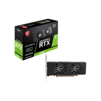 MSI GEFORCE RTX 3050 LP E 6G OC carte graphique NVIDIA 6 Go GDDR6 - 1