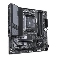 GIGABYTE B550M GAMING X WIFI6 Carte mère - Processeurs AMD Ryzen 5000, VRM 5+3 phases, jusqu'à 3200 MHz DDR4, 1x M.2 PCIe 4.0 + 1x M.2 PCIe 3.0, Wi-Fi 6, LAN 1 GbE, USB 3.2 Gen 1 - 3