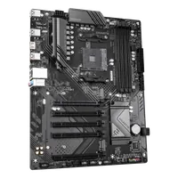 GIGABYTE B550 EAGLE Carte mère - Processeurs AMD Ryzen série 5000 G, VRM 10+3+1 phases, jusqu'à 3200 MHz DDR4, 1xPCIe 4.0 + 1xPCIe 3.0 M.2, LAN 1GbE, USB 3.2 Gen 2 - 3