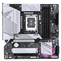 GIGABYTE B760M AORUS ELITE WIFI6E GEN5 Carte Mère – Compatible avec les processeurs Intel Core 14e génération, VRM numérique 12+1+1 phases, jusqu’à 5600 MHz DDR5, 2 x M.2 PCIe 4.0, Wi-Fi 6E, LAN 2.5 GbE, USB 3.2 Gen 2x2 - 1