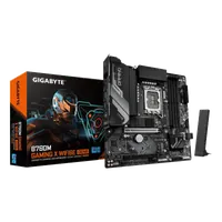 GIGABYTE B760M GAMING X WIFI6E GEN5 Carte Mère – Compatible avec les processeurs Intel Core 14e génération, VRM 8+1+1 phases, jusqu’à 5600 MHz DDR5, 2 x M.2 PCIe 4.0, Wi-Fi 6E, LAN 2.5 GbE, USB 3.2 Gen 1 - 2