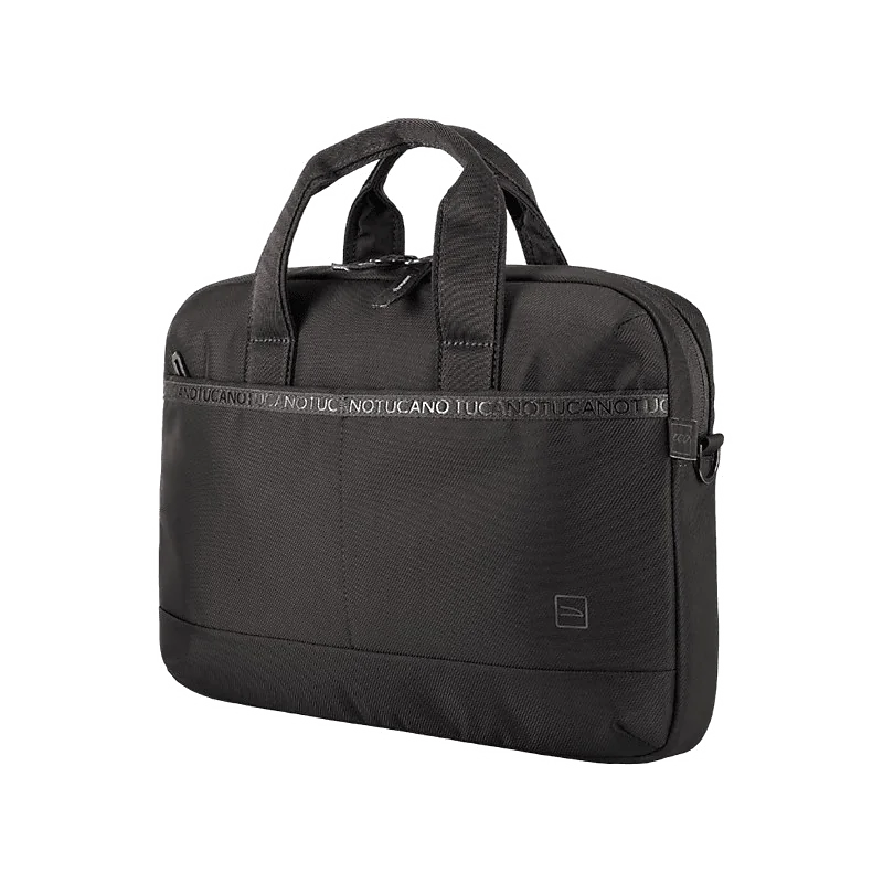 Sacoche Slim Tucano Astra 13" - Tissu Recyclé Noir