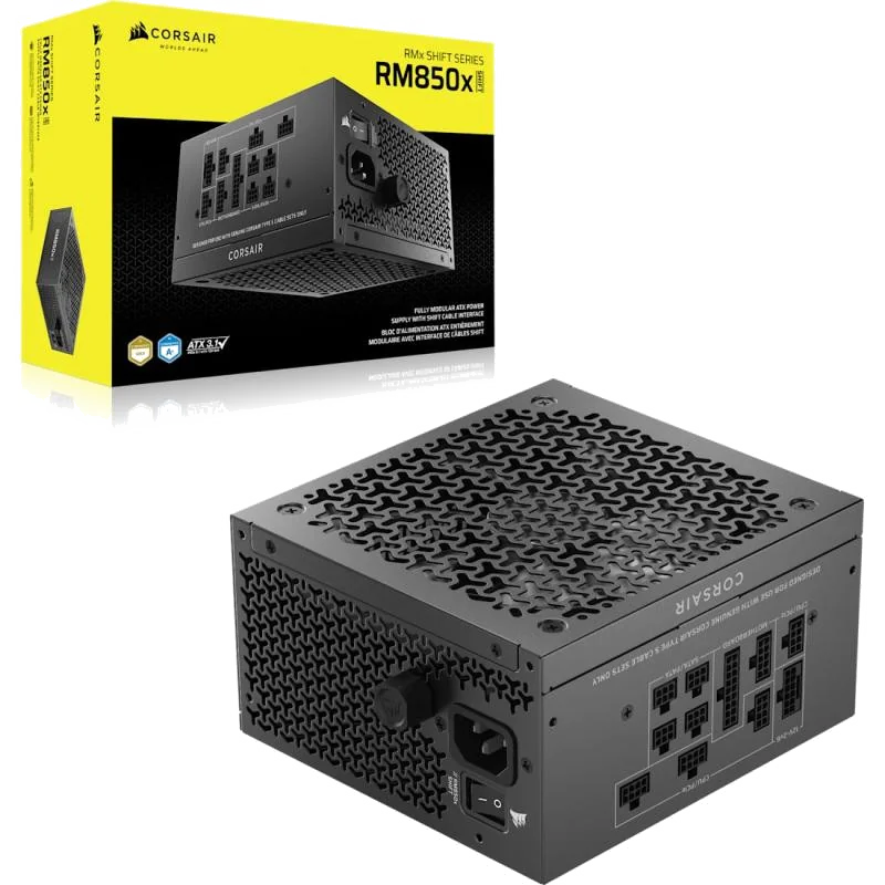 Alimentation Corsair RM850x Shift 850W ATX 3.1 Gold Modulaire