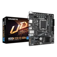 GIGABYTE H610M S2H V3 DDR4 Carte mère - Compatible avec processeurs Intel Core 14th CPUs, 4+1+1 Hybrid Digital VRM, up to 3200MHz DDR4, 1xPCIe 3.0 M.2, GbE LAN , USB 3.2 Gen 1 - 1