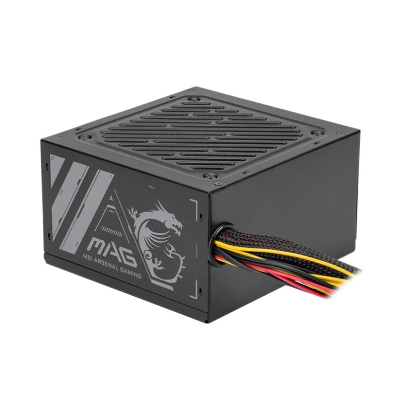 Alimentation MSI MAG A500N-H 500W ATX Noir - Fiabilité et Performance