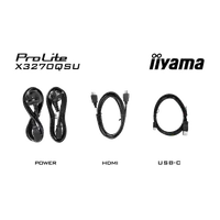 iiyama ProLite X3270QSU-B1 écran plat de PC 80 cm (31.5") 2560 x 1440 pixels Wide Quad HD LED Noir - 12