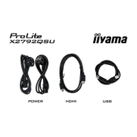 iiyama ProLite X2792QSU-B1 écran plat de PC 68,6 cm (27") 2560 x 1440 pixels Quad HD LED Noir - 24