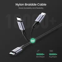 Ugreen 70429 - Câble USB-C vers USB-C 1m Noir - 6