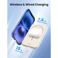 Ugreen 25207 banque d'alimentation électrique 5000 mAh Recharge sans fil Noir - 4