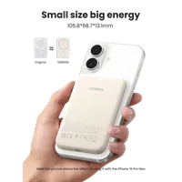 Ugreen 25207 banque d'alimentation électrique 5000 mAh Recharge sans fil Noir - 7